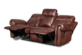 New Classic Furniture Roycroft Dual Recliner Sofa Pecan UC2360-30-PEC