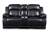New Classic Furniture Vega Console Loveseat Premier Black UC3822-25-PBK