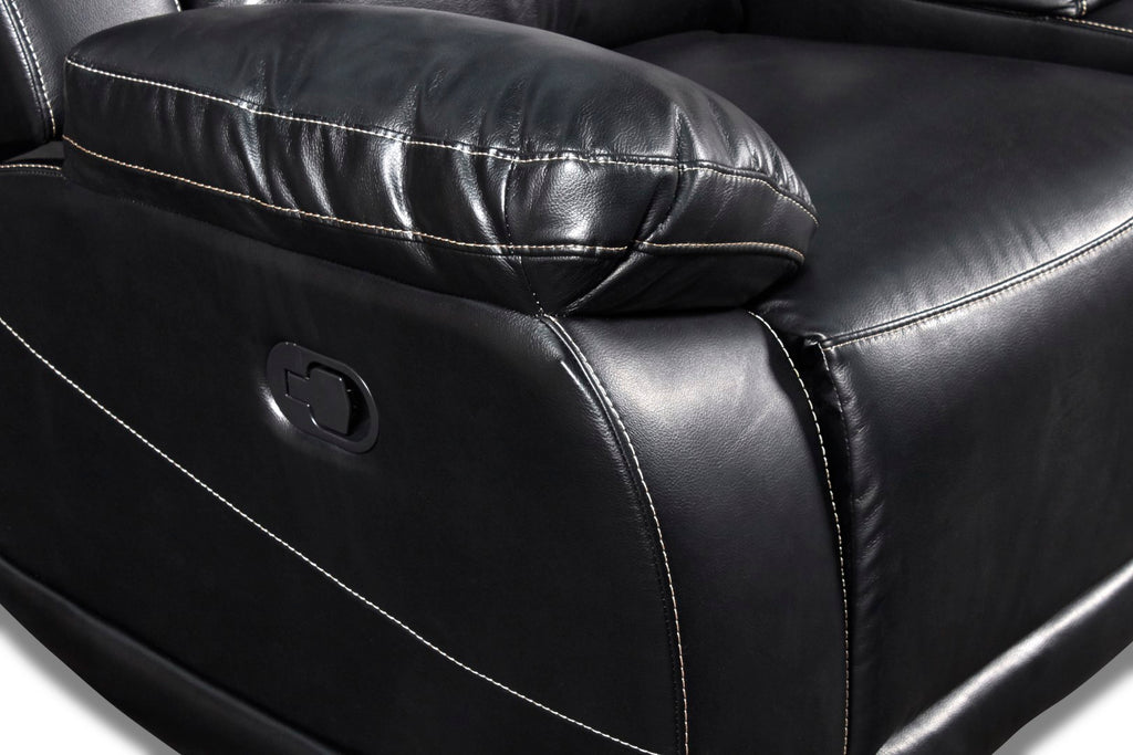New Classic Furniture Vega Console Loveseat Premier Black UC3822-25-PBK
