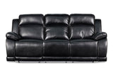 New Classic Furniture Vega Sofa with Power Footrest Premier Black UC3822-30P1-PBK