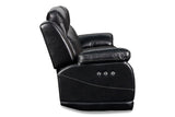 New Classic Furniture Vega Sofa with Power Footrest Premier Black UC3822-30P1-PBK