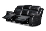 New Classic Furniture Vega Sofa with Power Footrest Premier Black UC3822-30P1-PBK