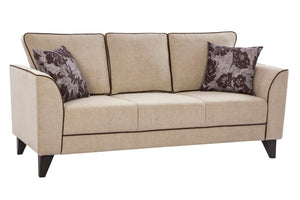 New Classic Furniture Liverpool Kd Sofa Body, Seat, Back & 2 Accent Pillows UKD0102-30B-NAT