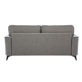 New Classic Furniture Fairlane Kd Sofa Body, Seat, Back & 2 Accent Pillows UKD0104-30B-GRY