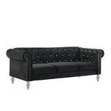 Emma Crystal Sofa Black