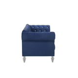 New Classic Furniture Emma Crystal Sofa Royal Blue UKD13-30-BLUC