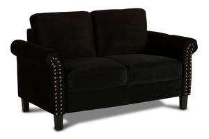 New Classic Furniture Alani Loveseat Black UKD16-20-BLK