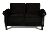 New Classic Furniture Alani Loveseat Black UKD16-20-BLK