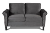 New Classic Furniture Alani Loveseat Slate Gray UKD16-20-GRY