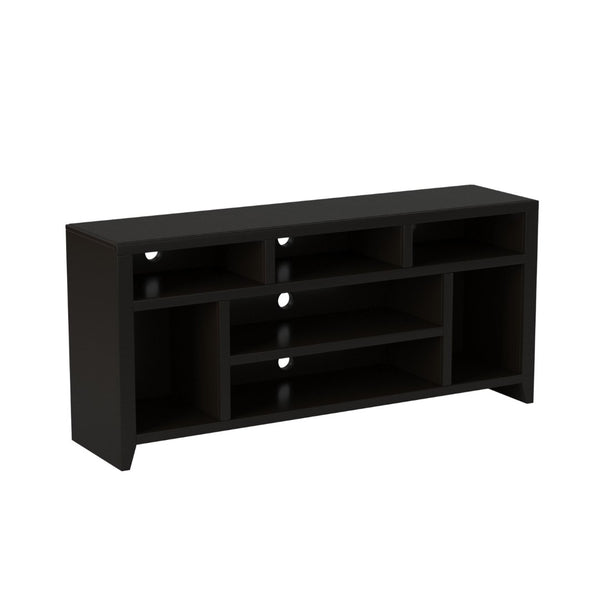 Legends Furniture Modern Black TV Stand for TV's up to 70 Inches, Fully Assembled UL1209.MOC