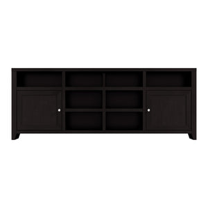 Legends Furniture Modern Black TV Stand for TV's up to 90 Inches, Fully Assembled UL1284.MOC