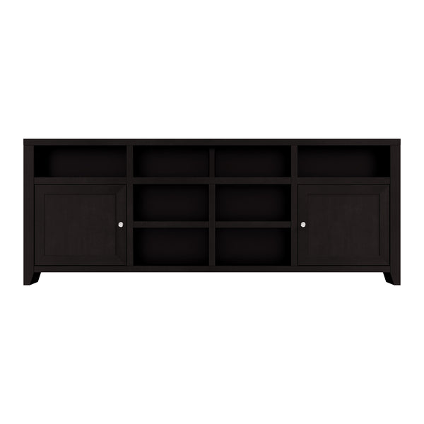Legends Furniture Modern Black TV Stand for TV's up to 90 Inches, Fully Assembled UL1284.MOC