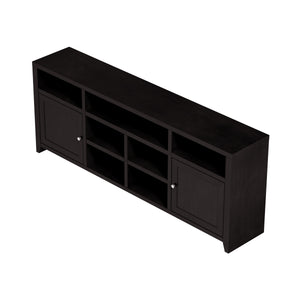 Legends Furniture Modern Black TV Stand for TV's up to 90 Inches, Fully Assembled UL1284.MOC
