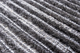 Chandra Rugs Ulrika 70% Wool + 30% Viscose Hand-Woven Contemporary Rug Grey 7'9 x 10'6