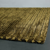 Chandra Rugs Ulrika 70% Wool + 30% Viscose Hand-Woven Contemporary Rug Green 7'9 x 10'6