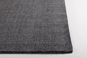 Chandra Rugs Uma 100% Tencel Hand-Woven Contemporary Rug Charcoal 9' x 13'