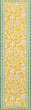 Momeni Madcap Cottage Under A Loggia UND-2 Hand Hooked Transitional Floral Indoor/Outdoor Area Rug Yellow 8' x 10' UNDERUND-2YEL80A0
