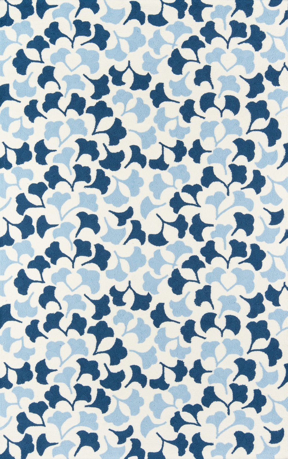 Momeni Madcap Cottage Under A Loggia UND-3 Hand Hooked Contemporary Geometric Indoor/Outdoor Area Rug Blue 8' x 10' UNDERUND-3BLU80A0