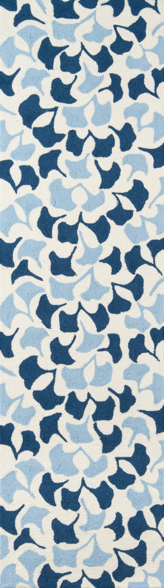 Momeni Madcap Cottage Under A Loggia UND-3 Hand Hooked Contemporary Geometric Indoor/Outdoor Area Rug Blue 8' x 10' UNDERUND-3BLU80A0