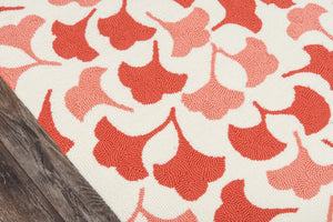 Momeni Madcap Cottage Under A Loggia UND-3 Hand Hooked Contemporary Geometric Indoor/Outdoor Area Rug Red 8' x 10' UNDERUND-3RED80A0