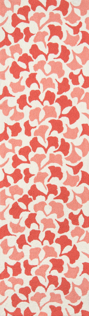 Momeni Madcap Cottage Under A Loggia UND-3 Hand Hooked Contemporary Geometric Indoor/Outdoor Area Rug Red 8' x 10' UNDERUND-3RED80A0