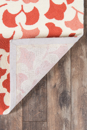 Momeni Madcap Cottage Under A Loggia UND-3 Hand Hooked Contemporary Geometric Indoor/Outdoor Area Rug Red 8' x 10' UNDERUND-3RED80A0