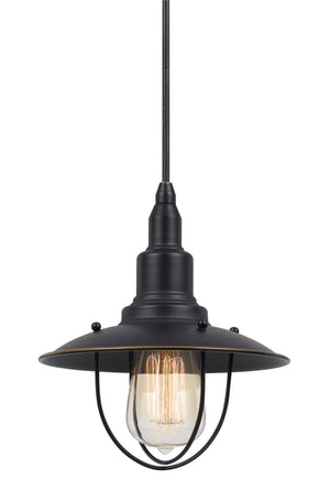 Cal Lighting 60W Allentown Metal Pendant UP-1113-6-DB Dark Bronze UP-1113-6-DB