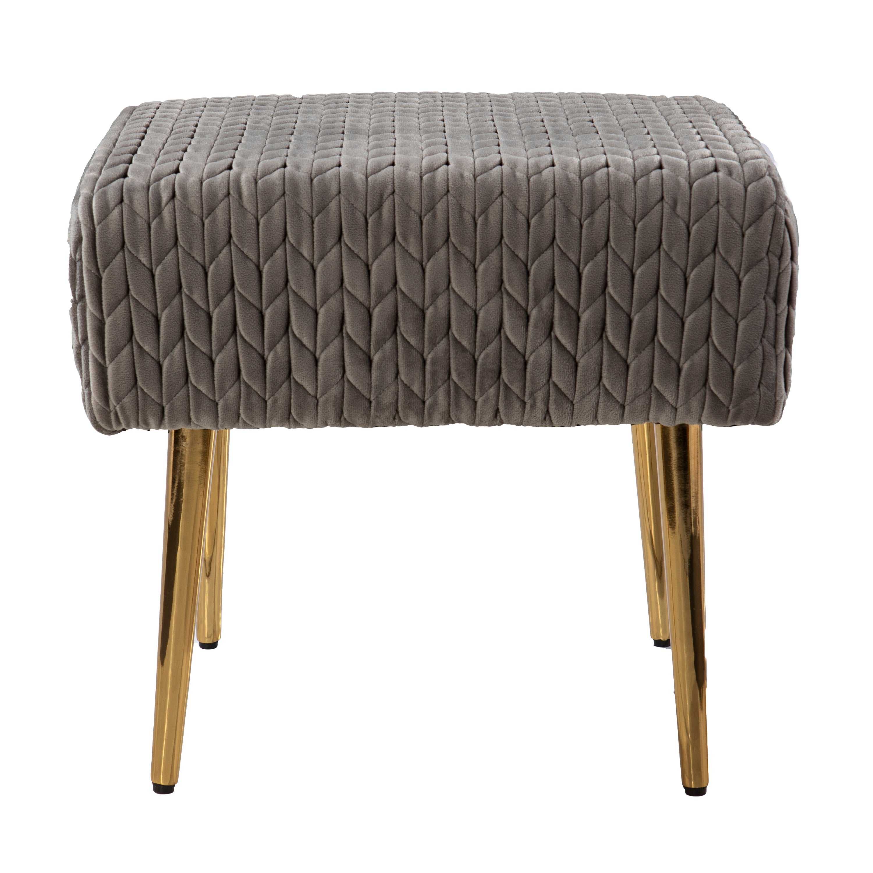Medlana Modern Upholstered Ottoman - Thumbnail 5