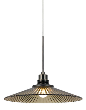 Cal Lighting Dimmable LED 9W, 3500K, Pendant UPL-715-AM Brushed Steel UPL-715-AM