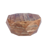 Benzara Diamond Shape Acacia Wood Coffee Table With Smooth Top, Natural Brown UPT-183796 Brown Acacia UPT-183796