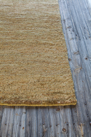 Chandra Rugs Urbana 100% Jute Hand-Knotted Contemporary Rug Light Brown 7'9 x 10'6