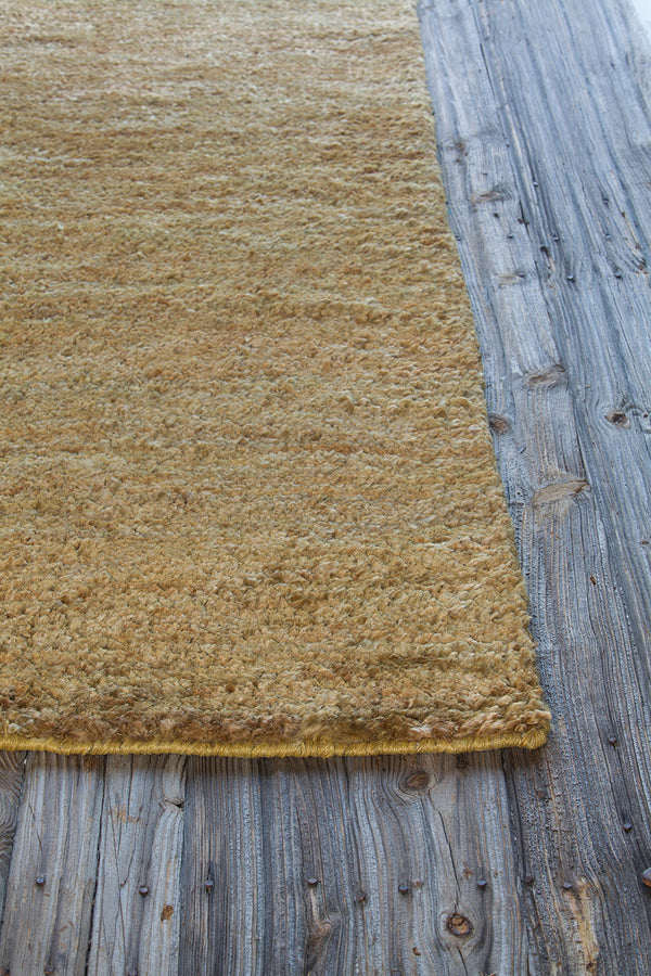 Chandra Rugs Urbana 100% Jute Hand-Knotted Contemporary Rug Light Brown 7'9 x 10'6