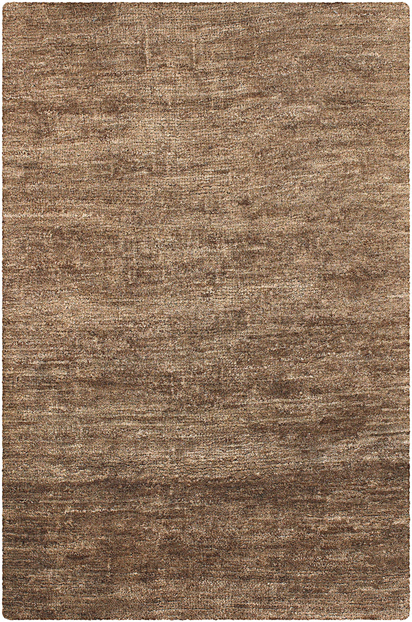 Chandra Rugs Urbana 100% Jute Hand-Knotted Contemporary Rug Light Brown 7'9 x 10'6