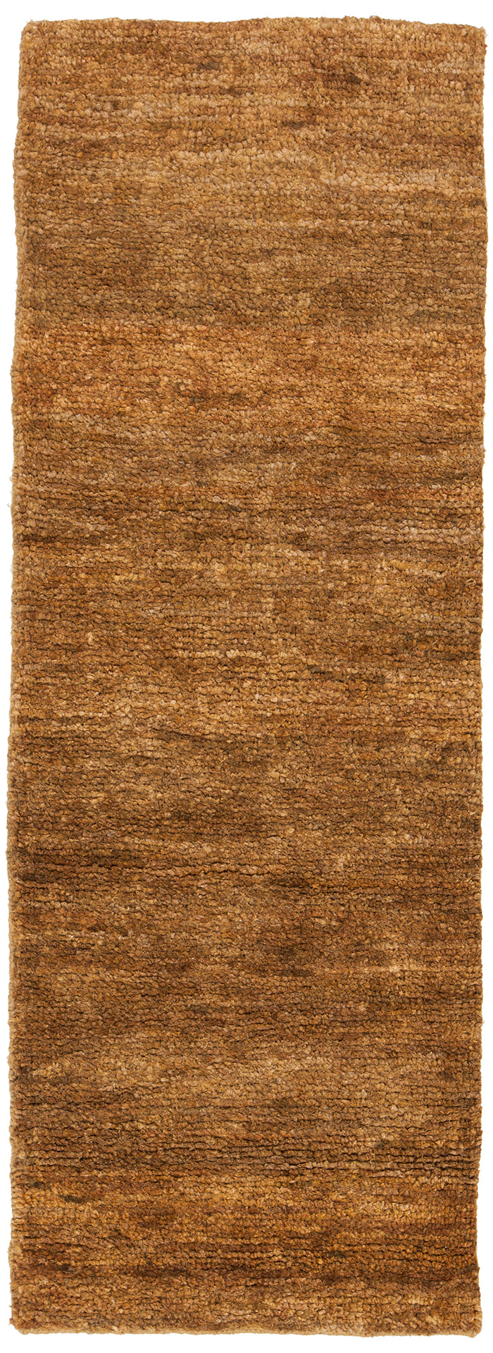 Chandra Rugs Urbana 100% Jute Hand-Knotted Contemporary Rug Light Brown 2'6 x 7'6