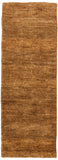 Chandra Rugs Urbana 100% Jute Hand-Knotted Contemporary Rug Light Brown 2'6 x 7'6