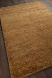 Chandra Rugs Urbana 100% Jute Hand-Knotted Contemporary Rug Light Brown 7'9 x 10'6