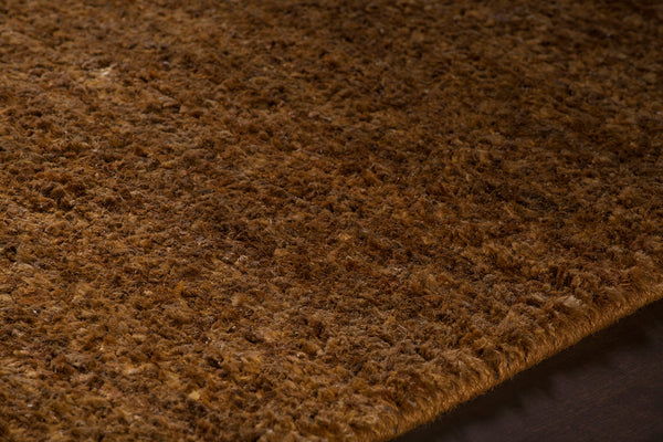 Chandra Rugs Urbana 100% Jute Hand-Knotted Contemporary Rug Light Brown 7'9 x 10'6