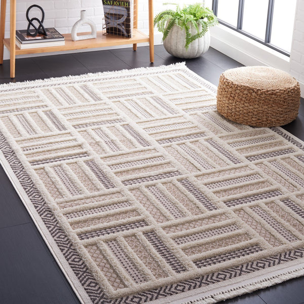 Safavieh Urban 212 Modern Power Loomed Rug Beige / Ivory URB212B-9