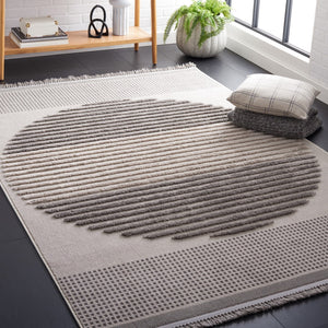 Safavieh Urban 216 Modern Power Loomed Rug Grey / Light Grey URB216F-9