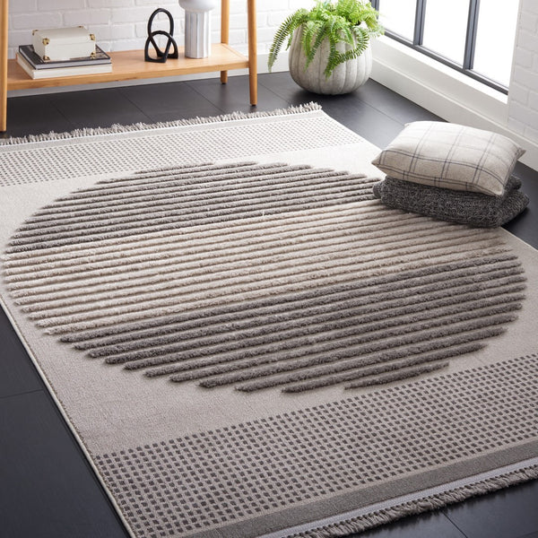 Safavieh Urban 216 Modern Power Loomed Rug Grey / Light Grey URB216F-9