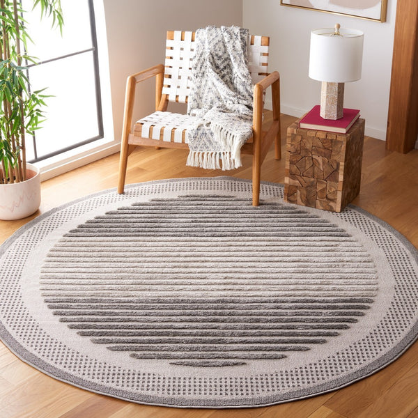 Safavieh Urban 216 Modern Power Loomed Rug Grey / Light Grey URB216F-9