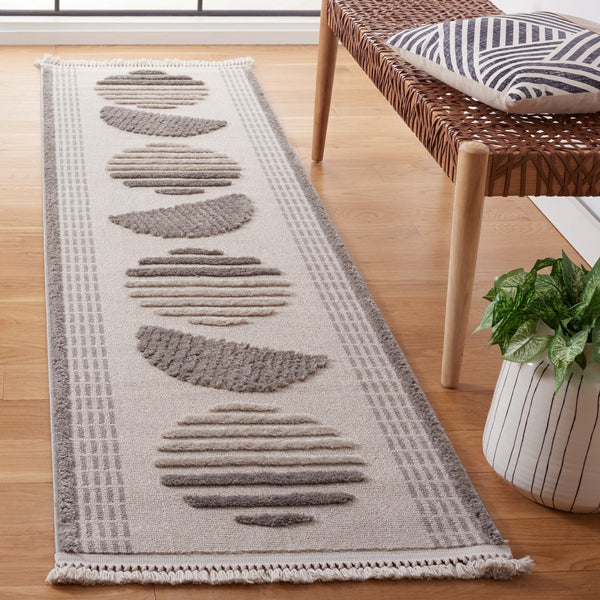 Safavieh Urban 218 Modern Power Loomed Rug Grey / Light Grey URB218F-8