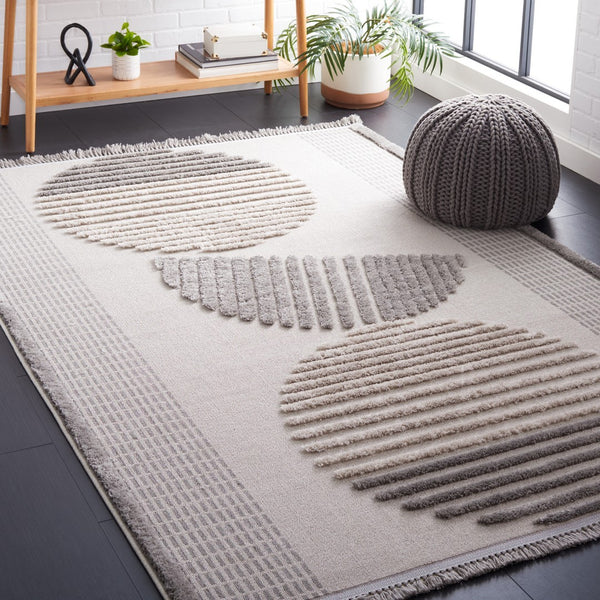 Safavieh Urban 218 Modern Power Loomed Rug Grey / Light Grey URB218F-8