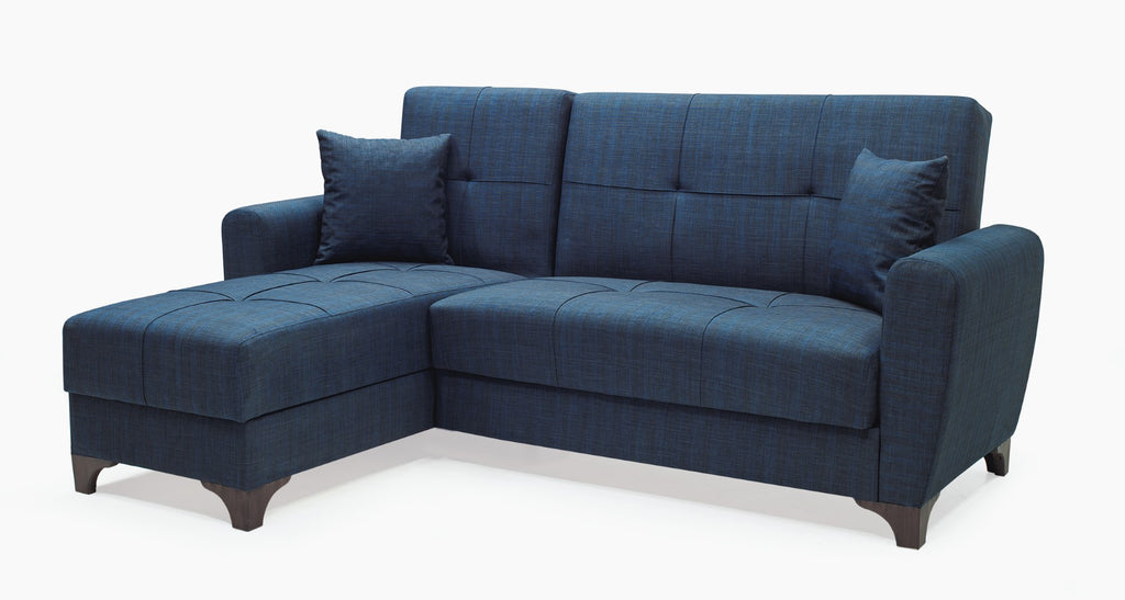 New Classic Furniture Evaline C/C Sofa, Carton 1 Of 2 Blue USB14-30B1-BLU