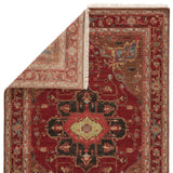 Artemis by Jaipur Living York Hand-Knotted Medallion Red/ Brown Area Rug (10'X14')