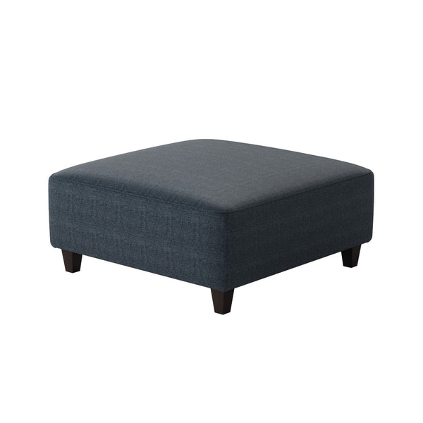Fusion 109-C Transitional Cocktail Ottoman 109-C Theron Indigo 38" Square Cocktail Ottoman