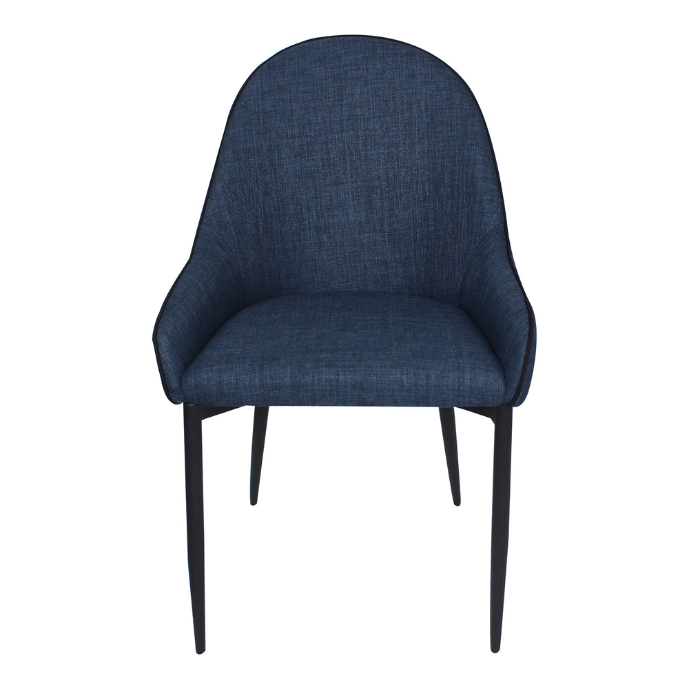 Moe's Home Lapis Dining Chair Dark Blue-M2