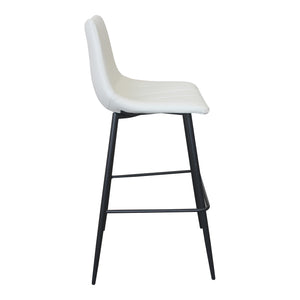 Moe's Home Alibi Bar Stool Ivory-M2