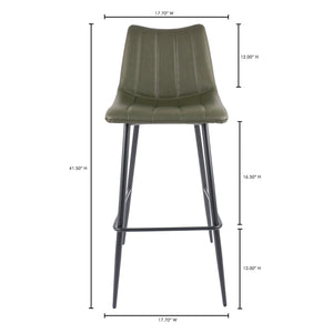 Moe's Home Alibi Barstool Dark Green-M2 UU-1003-27
