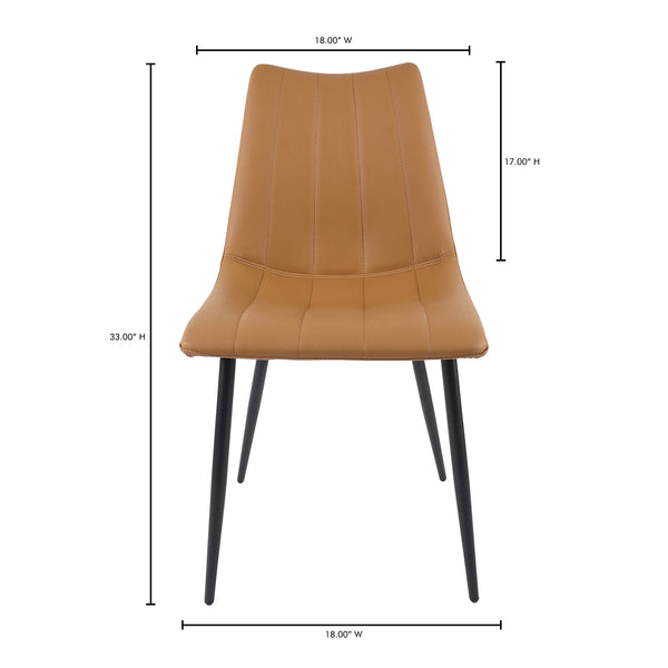 Moe's Home Alibi Dining Chair Tan-M2 UU-1022-21